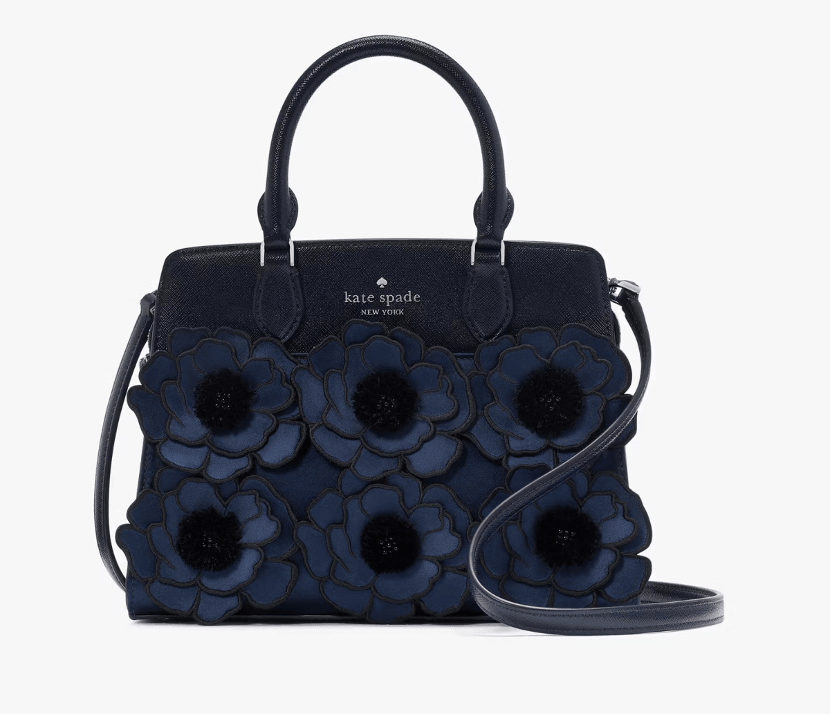 Cartera Kate Spade Madison estampado flores Azules