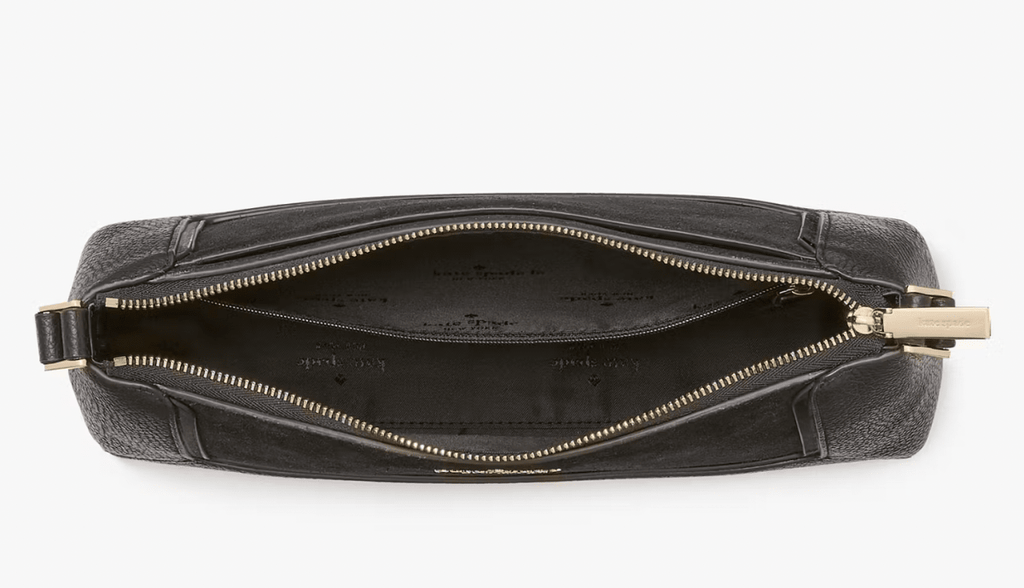 Cartera Kate Spade Lena Medium Suede Cuero negro