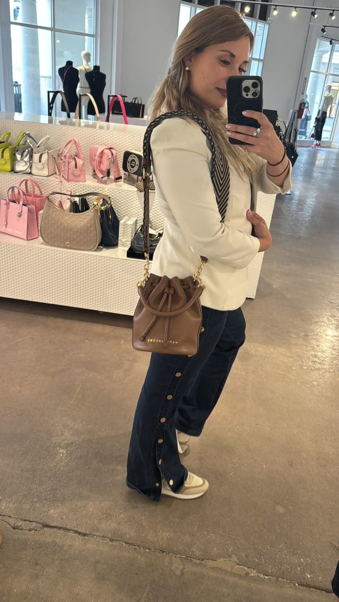 Bombonera Marc Jacobs Cuero Cafe moro