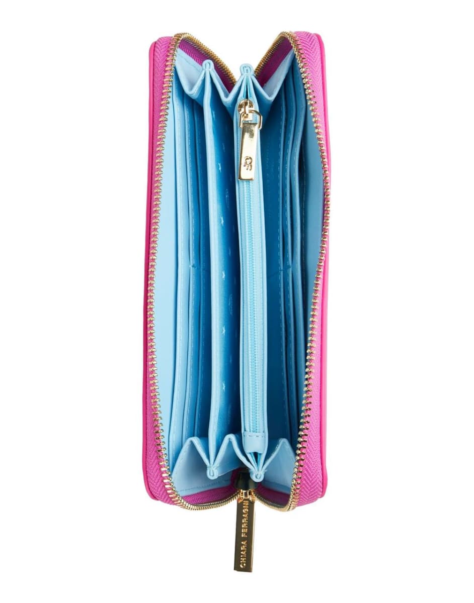 Billetera Chiara Ferragni Fucsia - Iconic Eye