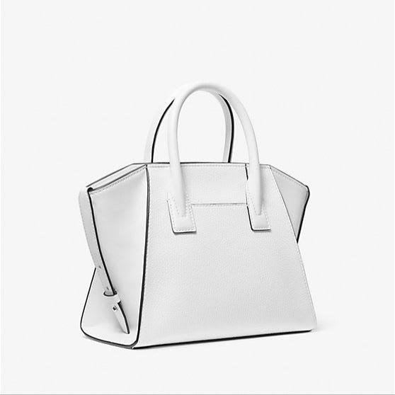 Cartera Michael Kors Tote Avril Blanco