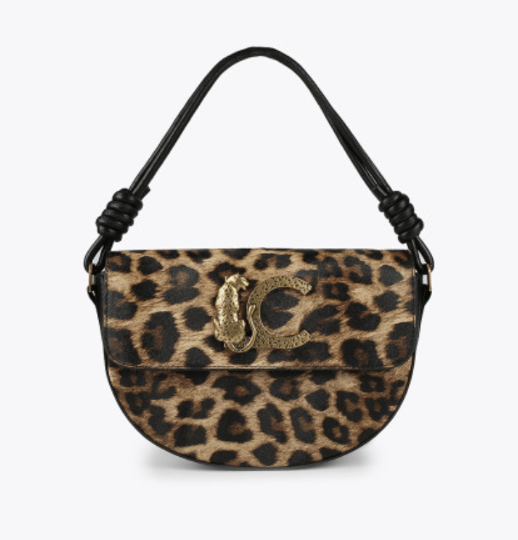 Cartera Lola Casademunt Media luna animal print