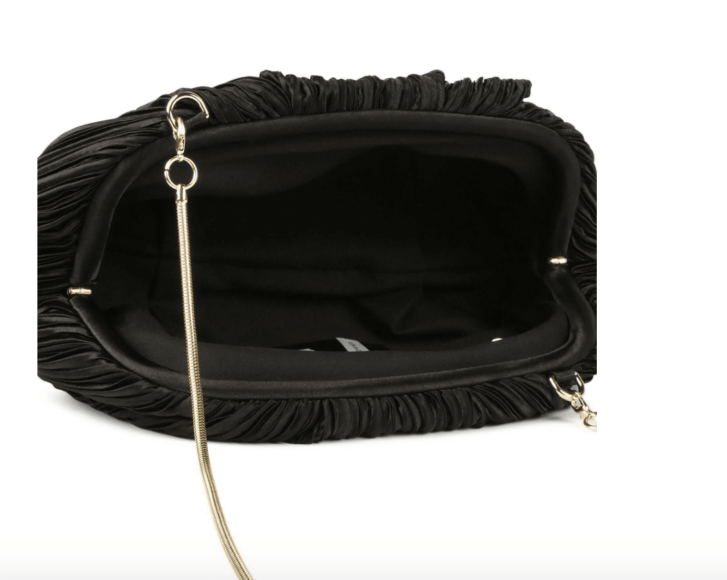 Cartera Lola Casademunt plisado Negro