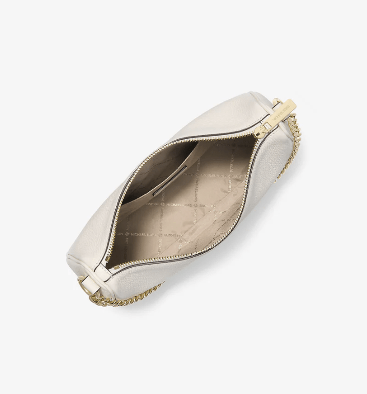 Cartera Michael Kors Carmela Cuero Crema