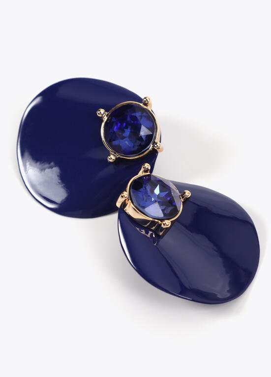 Aros Lola Casademunt azul noche