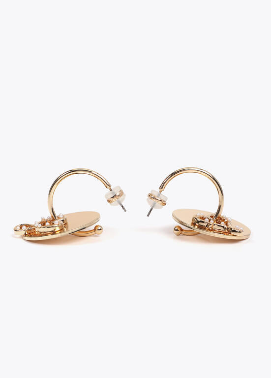 Aros Lola Casademunt con corazon infinito