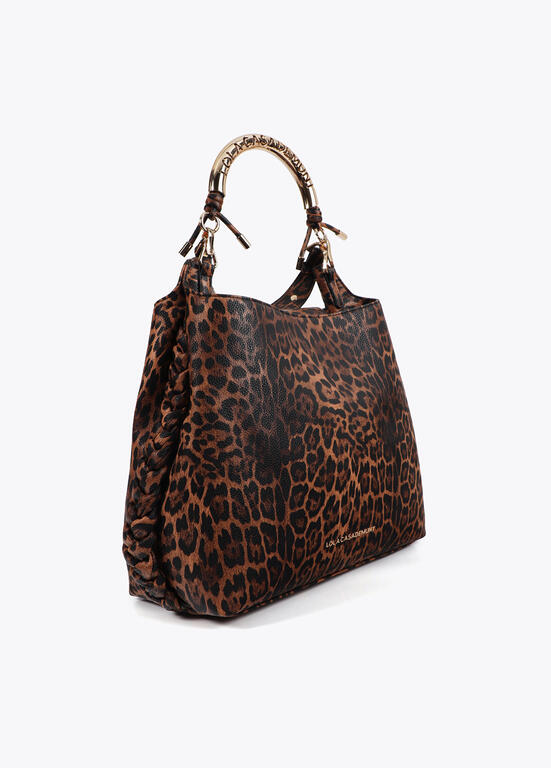 Bolso Lola Casademunt Shopper Print asa metalizada personalizada