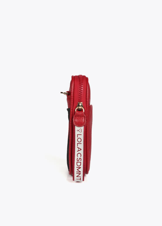 Porta celular Lola Casademunt rombos Rojo