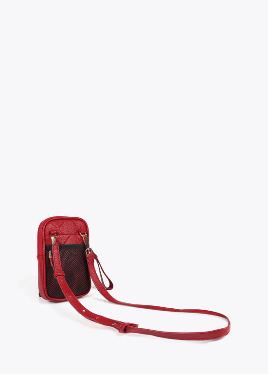 Porta celular Lola Casademunt rombos Rojo