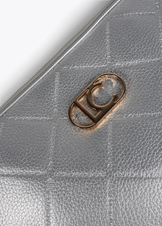 Porta Notebook Lola Casademunt monorama Rombos Plateado