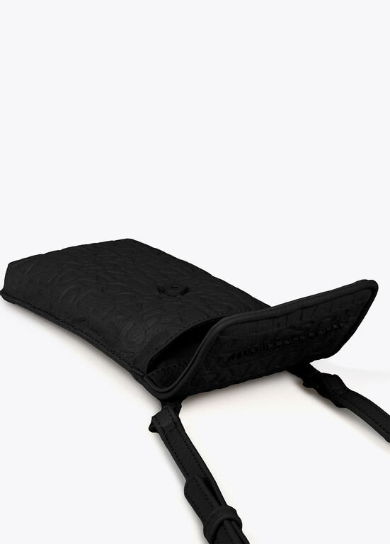 Portacelular Lola Casademunt monograma negro