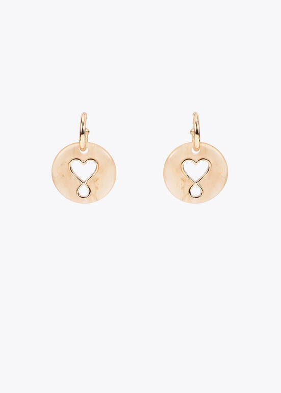 Aros Lola Casademunt combinado con medallón acrílico