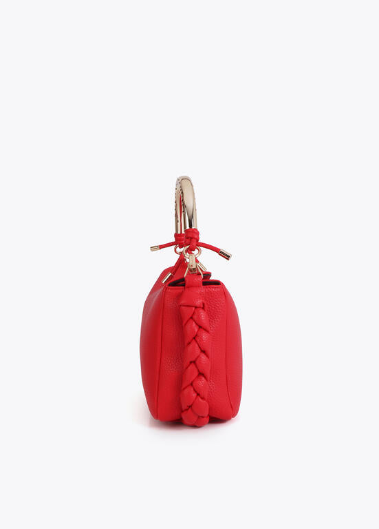Bolso Lola Casademunt asa metálica troquelada roja