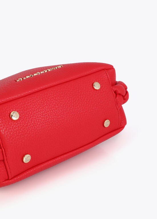 Bolso Lola Casademunt asa metálica troquelada roja