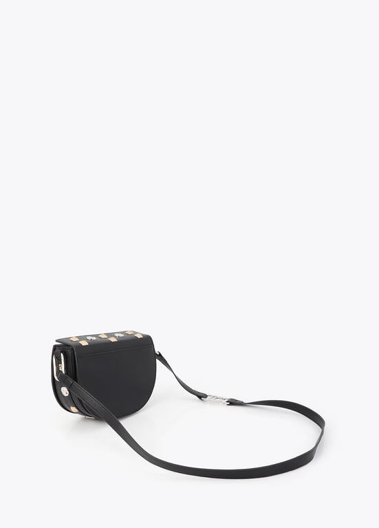 Cartera Lola Casademunt con tachas dorado y plateado