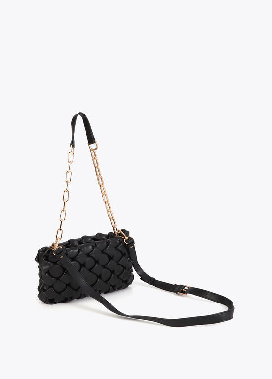 Cartera Lola Casademunt Bandolera material efecto nudos