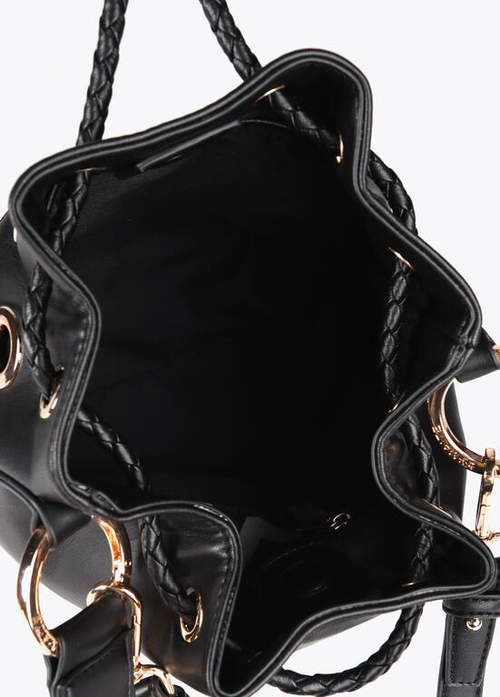 Cartera Lola Casademunt Bombonera con tachas Negro