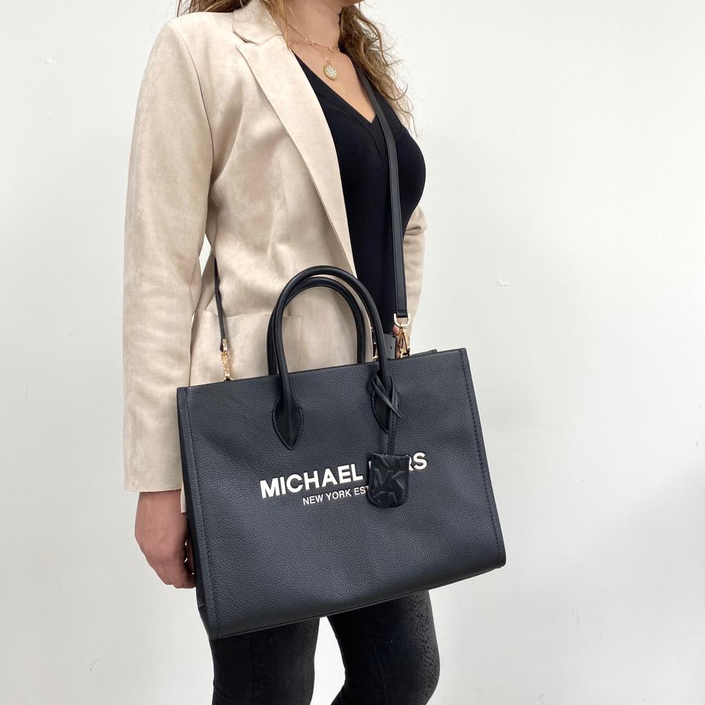 Cartera Michael Kors Mirella Cuero Mediana negro