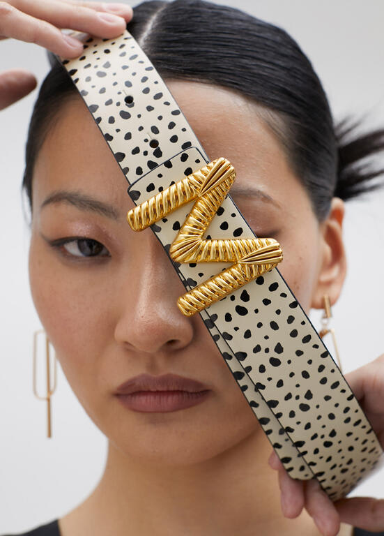 Cinturon Lola Casademunt Reversible Dalmata