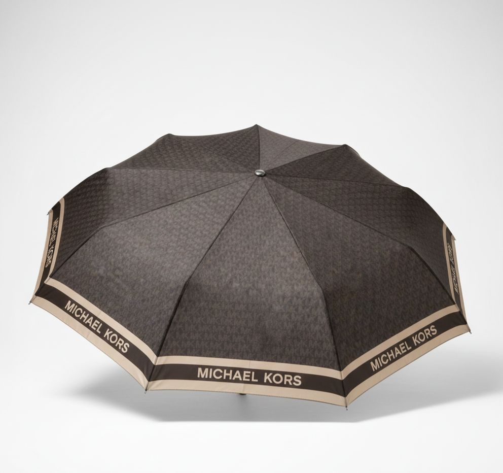 Paragua Michael Kors Monograma Negro