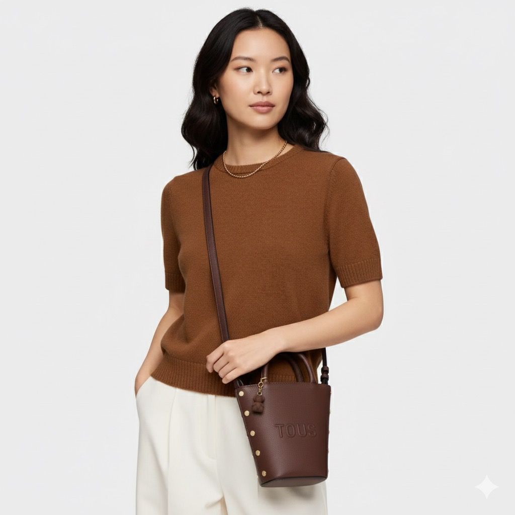 Bolso Tous Capazzo pequeño Back to basics Cafe