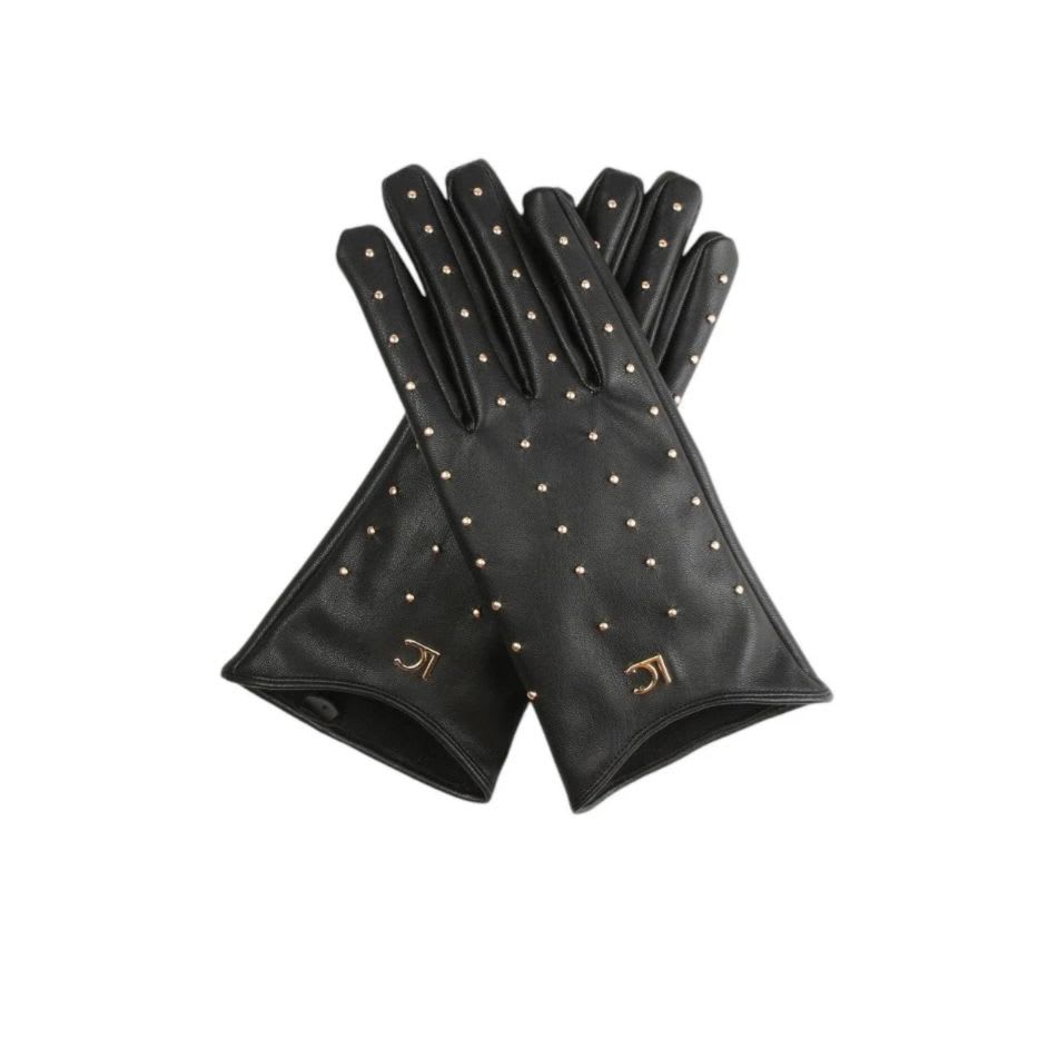 Guantes Lola Casademunt Negro con tachas